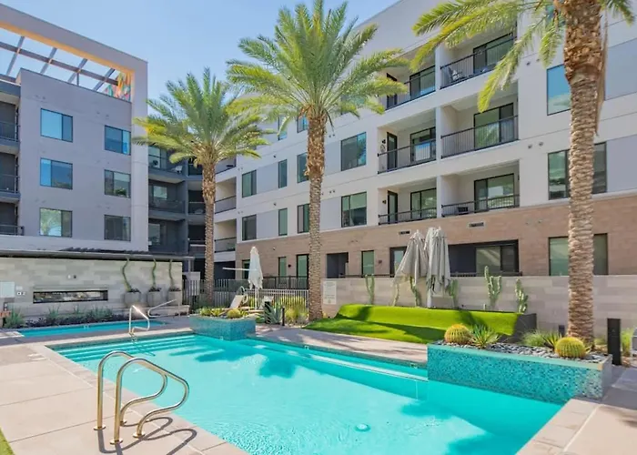 Relaxing 1bd - Pool, Gym, Parking, W-d - Sleeps 4 Apartamento Tempe